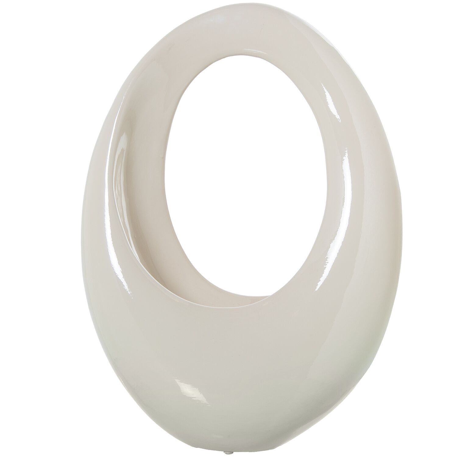 Hellgraue Keramik-Mittelplatte 34x16x48cm st61230