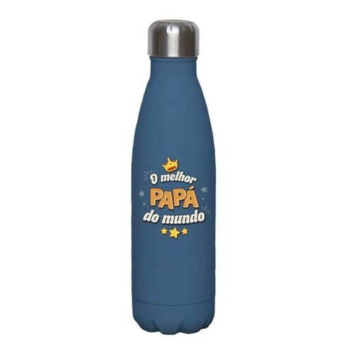 BOTELLA ACERO INOX. 500ML PAPA PORTUGUES HH293982