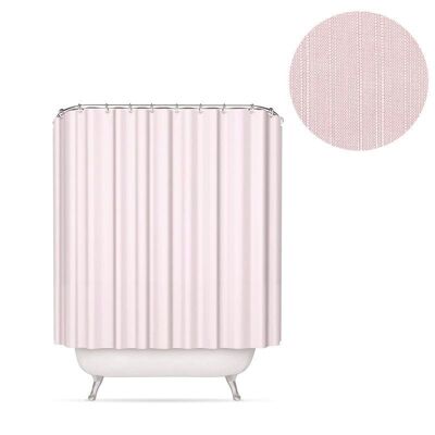 CORTINA BAÑO POLIESTERE ROSA HH22212974