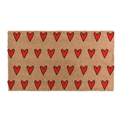 FELPUDO 40X70 ANTIDES. CORAZONES HH2857161