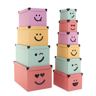 JUEGO 10 CAJAS SMILE TROQUELADO COLORE HH2847559