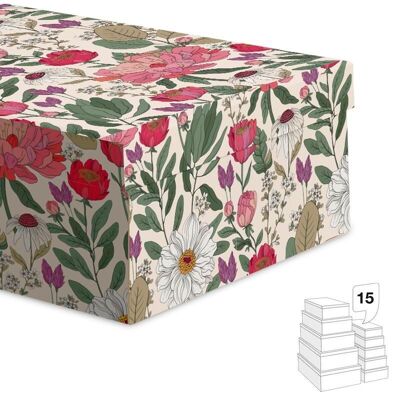 JUEGO 15 CAJAS FLORES HH2847578