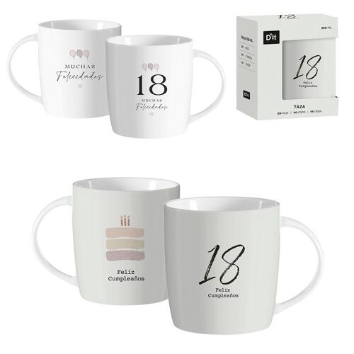 MUG 350ML 18 AÑOS 2M HH2776956