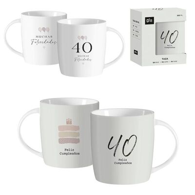 TAZA 350ML 40 AÑOS 2M HH2776958