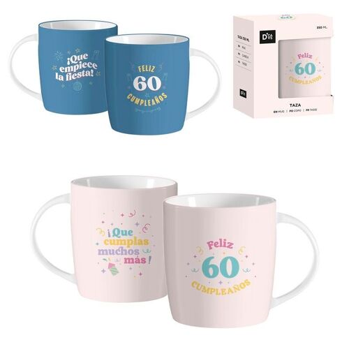 MUG 350ML 60 AÑOS 2M HH2776954