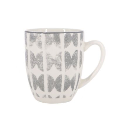 TAZA 350ML ESTAMPADO GRIS HH308138