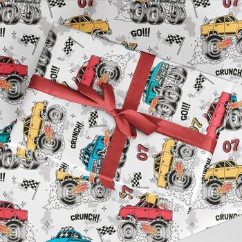 PAPEL REGALO 200X70CM COCHES 2M HH3041141 2