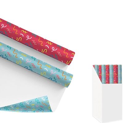 PAPEL REGALO 200X70CM CONFETTI 2M HH304129