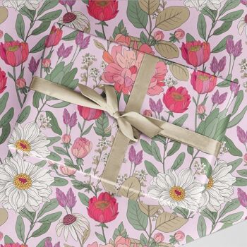 PAPEL REGALO 200X70CM FLORES 3M HH3041200 2