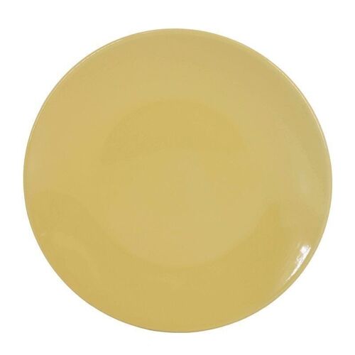 PLATO 27CM LISO AMARILLO HH308130