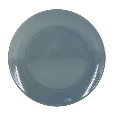 PLATO 27CM LISO GRIS AZULADO HH308123