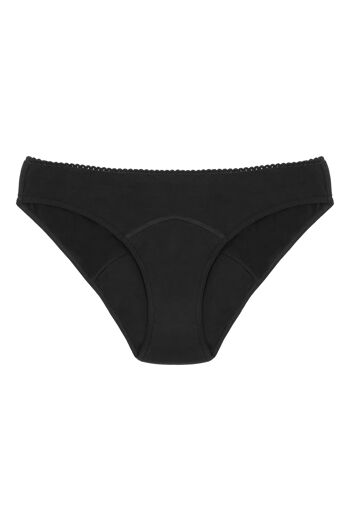 Culotte menstruelle - Flux moyen | Pirate Black 2