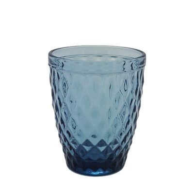 VASO 250ML CRISTALLO GRABADO AZUL HH308317