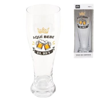 VASO DE CERVEZA 780ML EL REY HH304369