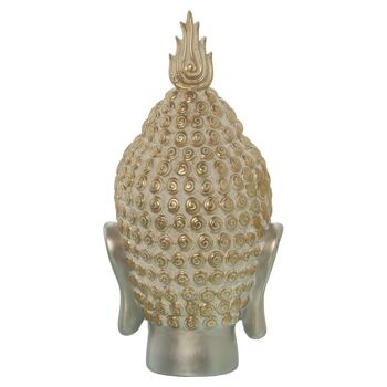 FIGURINE TÊTE DE BOUDDHA 18X18X35.5CM ST49006 3