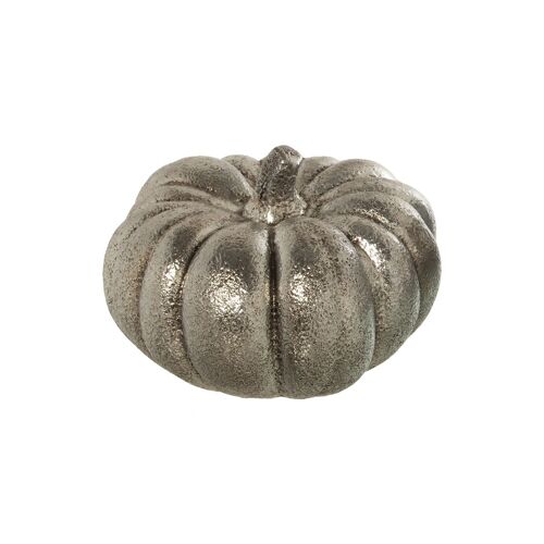 FIGURA CALABAZA CERÁMICA PLATA °24X15CM ST59866