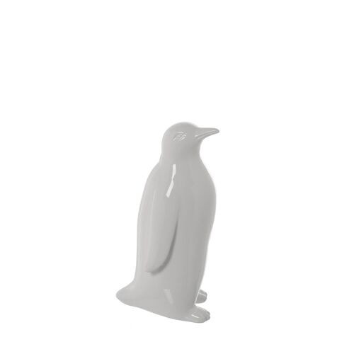 FIGURA CERÁMICA PINGÜINO 26CMBLANCO BRILLO _15X15X26CM ST57535