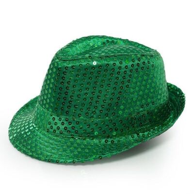 Cappello Paillettes Verde