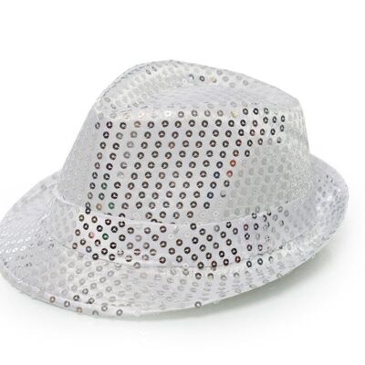 Spangles Hat Silver with light