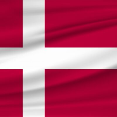 Bandiera nazionale Danimarca 90 x 150 cm - 100% poliestere