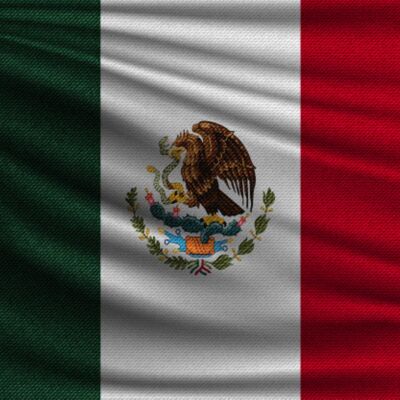 Country Flag Mexico 90 x 150 cm - 100% polyester