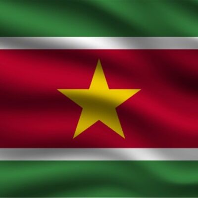 Country Flag Surinam 90 x 150 cm - 100% polyester