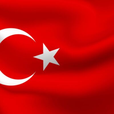 Bandiera nazionale Turchia 90 x 150 cm - 100% poliestere