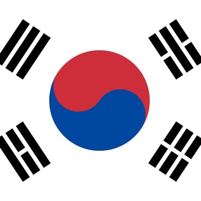 Bandiera nazionale Corea del Sud 90 x 150 cm - 100% poliestere