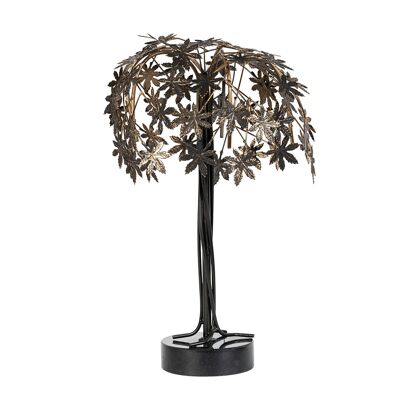 FIGURA DI ALBERO IN METALLO INVECCHIATO/NERO _22 x 22 x 32 ST36916