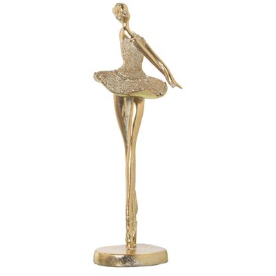 FIGURA BALLERINA DORATA 11X9X30CM ST49884