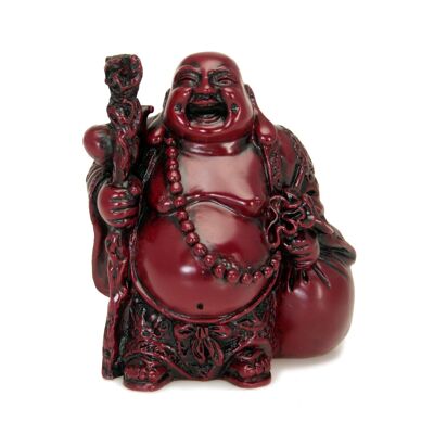 BUDDHA-FIGUR AUS ROTEM STEIN _10X9X6 CM ST45171