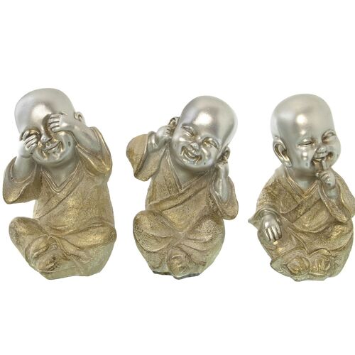 FIGURA BUDA RESINA 9X9X15CM CADA FIGURA ST49002