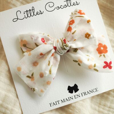 Cassis bow barrette