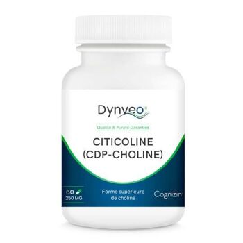 Citicoline - Forme supérieure de choline - Qualité Cognizin® - 250 MG / 60 gélules 1