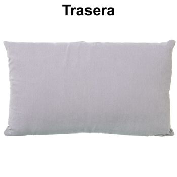 COUSSIN 30X50CM BLEU POLYESTER/ZIPPE 30X50CM ST50527 2