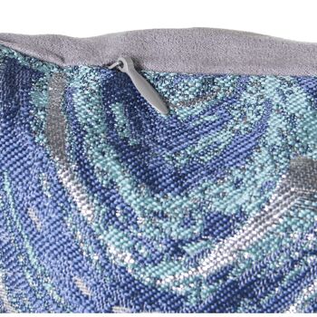 COUSSIN 30X50CM BLEU POLYESTER/ZIPPE 30X50CM ST50527 3