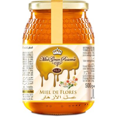 Bote miel de flores 500 g