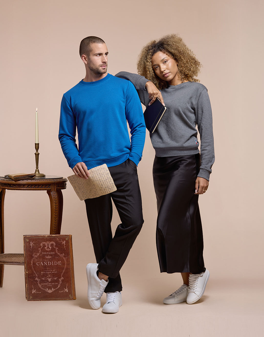 Voltaire - Unisex organic cotton sweatshirt - colors