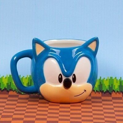 Juego de taza y rompecabezas Sonic