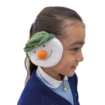 Cache-oreilles pour enfants bonhomme de neige 2