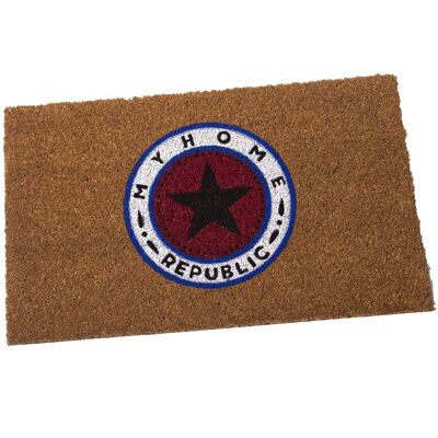 NATURAL REPUBLIC COCONUT FIBER DOORMAT + COLORS _45X75X2CM ST63310