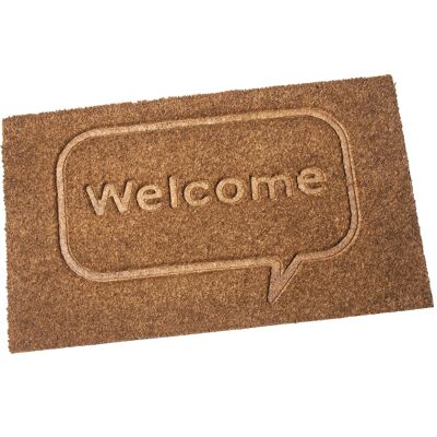 FELPUDO FIBRA DE COCO WELCOME-NATURAL _45X75X2CM ST63296