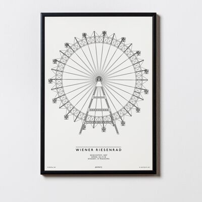Wiener Riesenrad Diseño estricto Viena