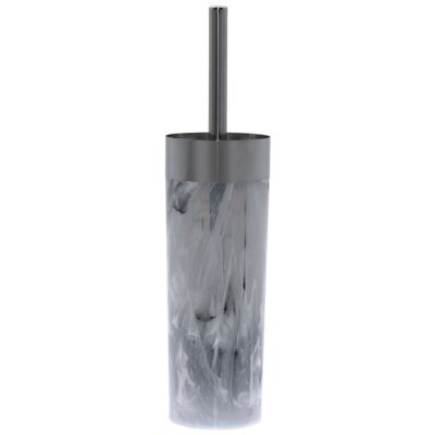 Badezimmer-/WC-Halter aus Acryl/Metall, Marmor-Finish, 9 x 35,5 cm, ST87350