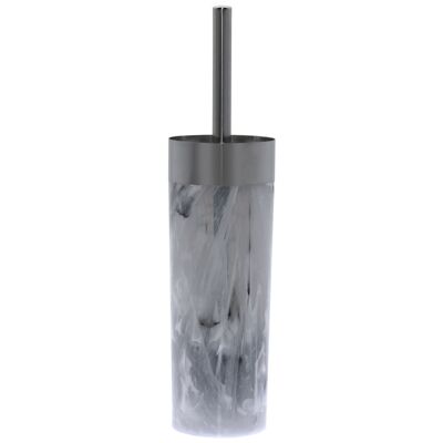 PORTA WC BAGNO IN ACRILICO/METALLO FINITURA MARMO _°9X35,5CM ST87350