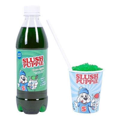 SLUSH PUPPiE Sciroppo di Mela Verde Zero Zuccheri 500ml