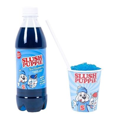 SLUSH PUPPiE Sirop de Framboise Bleue Zéro Sucre 500 ml