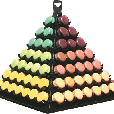 Pyramid display for 112 Macaron soaps (SOLD EMPTY)-231007