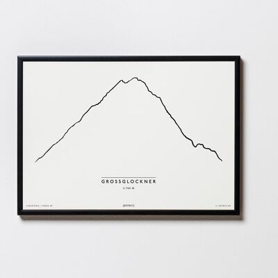 Grossglockner Grossglockner Karnten Illustrazione