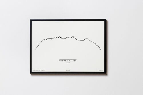 Wilder Kaiser Tirol Illustration